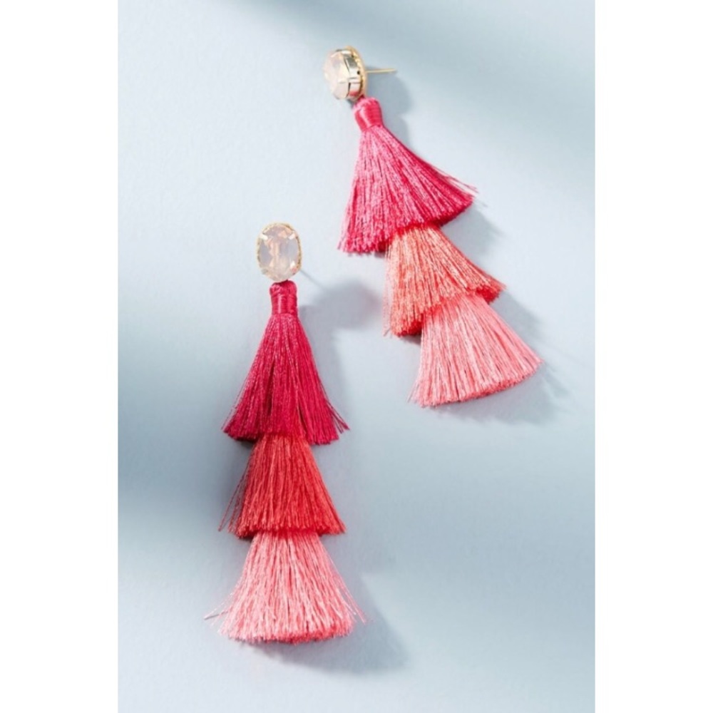 NWT Anthropologie tassel drop earrings